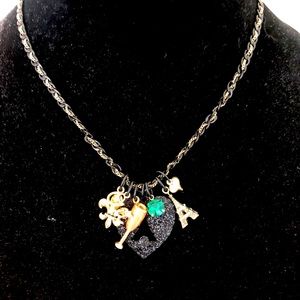 Betsey Johnson Paris Collection Charm Necklace